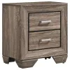CoasterEveryday 204190Q-S5 Kauffman - Queen 5 Piece Bedroom Set - Washed Taupe
