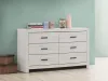 CoasterEveryday 207053 Brantford - 6-Drawer Dresser - Coastal White