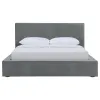 CoasterEssence 316020KW Gregory - California King Upholstered Platform Bed - Graphite