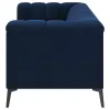 CoasterEssence 509212 Chalet - Upholstered Tuxedo Arm Tufted Loveseat - Blue