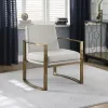CoasterElevations 903048 Cory - Upholstered Arched Arm Accent Chair - Cream