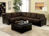 Furniture of America CM6453DK-PK Lavena - Sectional - Chocolate / Espresso