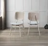 New Classic D1651W-20 New Classic D1651W-20 Oscar - Wood Back Chair (Set of 2) - White Ash