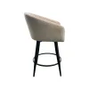 Intercon BS-BS-130C-CHM-C24 Metal Base Barstools - Barstool With Barrel Seat - Champagne