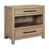Liberty Furniture 780-BR62 Proximity Place - Bedside Chest With Charging Station - Barley Buff