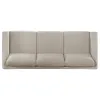 Coaster Fine Furniture 511101 Islington - Fabric Upholstered Panel Arm Sofa - Taupe