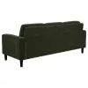 Coaster Fine Furniture 511214-S2 Ruth - 2 Piece Fabric Upholstered Track Arm Sofa - Matcha Green