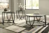 Ashley Furniture T115-13 Tarrin - Occasional Table Set (Set of 3) - Black