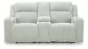 Ashley Furniture PC6420318 Ashley Furniture PC6420318 Forest Lake - Power Reclining Loveseat With Console / Adj Headrest - Alloy