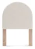 Ashley Furniture PCB1566-53 Ashley Furniture PCB1566-53 Arloster - Twin Upholstered Panel Headboard - White / Tan