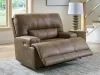 Ashley Furniture PC9180282 Beckley Place - Power Recliner With Adjustable Headrest - Earth
