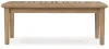 Ashley Furniture P601-701 Carter Hall - Rectangular Cocktail Table - Beige