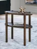 Ashley Furniture A4000714 Wiattbury - Accent Table - Gray Brown