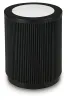 Ashley Furniture T650-6 Ashley Furniture T650-6 Grayman - Round End Table - Black