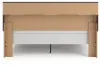 Ashley Furniture PCB1118B19 Ashley Furniture PCB1118B19 Broachmyn - King Lighted Bookcase Panel Bed - Black / Gray