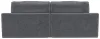 Jackson Furniture Industries 3445/15/16-28 Jackson Furniture Industries 3445/15/16-28 Cozy - 2 Piece Double Wide Chaise With USB Charging Ports - Gunmetal