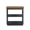 New Classic T3772-3P Decker - 3 Piece Occasional Set (1 Coffee & 2 End Tables) - Brown / Black