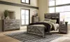 Ashley Furniture B440/31/36/57/54/98 Ashley Furniture B440/31/36/57/54/98 Wynnlow - 5 Pc. - Dresser, Mirror, Queen Crossbuck Panel Bed - Gray
