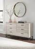 Ashley Furniture EB1864/231/157/113/291(2) Ashley Furniture EB1864/231/157/113/291(2) Socalle - 5 Pc. - Dresser, Queen Panel Platform Bed, 2 Nightstands - Natural