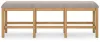 Ashley Furniture D773-09 Havonplane - XL Counter Height Upholstered Dining Bench - Brown