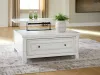 Ashley Furniture T729-00 Ashley Furniture T729-00 Robbinsdale - Lift Top Cocktail Table - Antique White