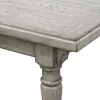 Pulaski Furniture P091240 Madison Ridge - Farmhouse Leg Table - Buff Gray