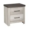 Samuel Lawrence Furniture S466-050 Riverwood - Nightstand With Usb Port - Gray