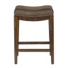 Liberty Furniture 316-OT9001 Aspen Skies - Upholstered Console Stool - Russet Brown