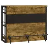 CoasterEveryday 130071 Renaldi - 3-Shelf Home Bar Wine Cabinet - Rustic Nutmeg