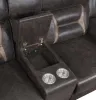 CoasterEveryday 651355 Greer - Upholstered Motion Reclining Loveseat - Brown