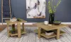 Coaster Fine Furniture 707717 Dawn - Square Engineered Wood End Table - Mango Brown