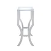 CoasterEssence 720339 Saide - Rectangular Glass Top Entryway Console Table - Chrome
