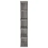 CoasterEveryday 800553 Harrison - 5-Shelf Bookshelf - Weathered Gray