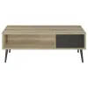 Coaster Fine Furniture 701038 Welsh - 1-Drawer Engineered Wood Coffee Table Antique Pine - Distressed Pine