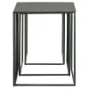 Coaster Fine Furniture 930250 Imez - 3 Piece Rectangular Metal Nesting Table Set - Gray