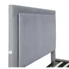 Furniture of America CM7695GY-Q-BED-VN Erglow - Queen Bed - Gray