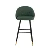 New Classic SAF199-BS-FGR New Classic SAF199-BS-FGR Oliver - Vegan Leather Bar Chair (Set of 2) - Green