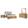 Coaster Fine Furniture 225091F-S4 Robyn - 4 Piece Full Bedroom Set - Light Ash
