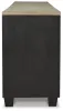 Ashley Furniture W989-68 Foyland - XL TV Stand w/Fireplace Option - Black / Brown