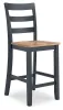 Ashley Furniture D399-124 Ashley Furniture D399-124 Gesthaven - Barstool (Set of 2) - Natural / Blue