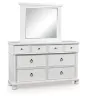 Ashley Furniture PCB823B1 Ashley Furniture PCB823B1 Rowlenstown - Dresser And Mirror - Antique White