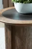 Ashley Furniture T563-6 Ashley Furniture T563-6 Dontayne - Round End Table - Warm Brown