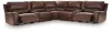 Ashley Furniture PCU62607S34 Ashley Furniture PCU62607S34 DeepWakes - 7-Piece Power Reclining Sectional With 2 Storage Consoles - Canyon
