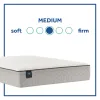 Tempur Sealy 52639062 Tempur Sealy 52639062 Essentials - Winter Green Medium Faux Euro Top Mattress - California King
