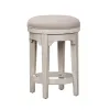 Liberty Furniture 652-OT9003 Farmhouse Reimagined - Console Swivel Stool - Antique White / Chestnut Tops