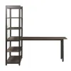 Liberty Furniture 686-HO-DSK Tanners Creek - 2 Piece Home Office Set (Desk And Bookcase) - Graystone