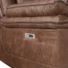 New Classic U5985-25P1-BRN Ryland - Console Loveseat With Power Footrest - Brown