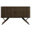 CoasterEssence 115275 Wes - 2 Door Sideboard Buffet Storage Cabinet - Dark Walnut