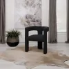 Coaster Fine Furniture 902882 Petra - Boucle Upholstered Accent Side Chair - Black