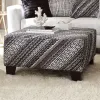 Furniture of America SM5173-OT Eimear - Ottoman - Off-White / Black